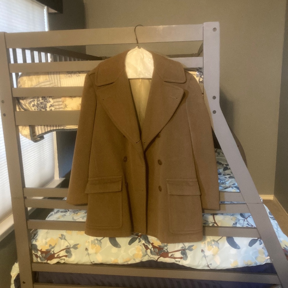 WW II army officer’s wool overcoat